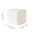 Squishy Milk White Tofu Toy | Cute Square Sensory Stress Relief Fidget