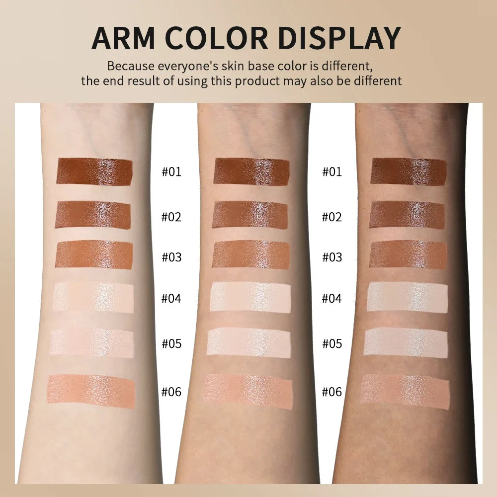 Skin Tint Foundation Stick Eraser Concealer Foundation Stick Serum Boosted Smooth Plumper Hight Coverage Travel Bronze Foundatio