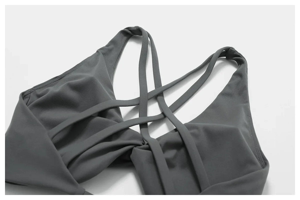 Push Up Gym Top Women Pleated Design Sports Bra Women Sexy Yoga Bra Running Yoga Clothes Women Fitness Workout Brassiere Women