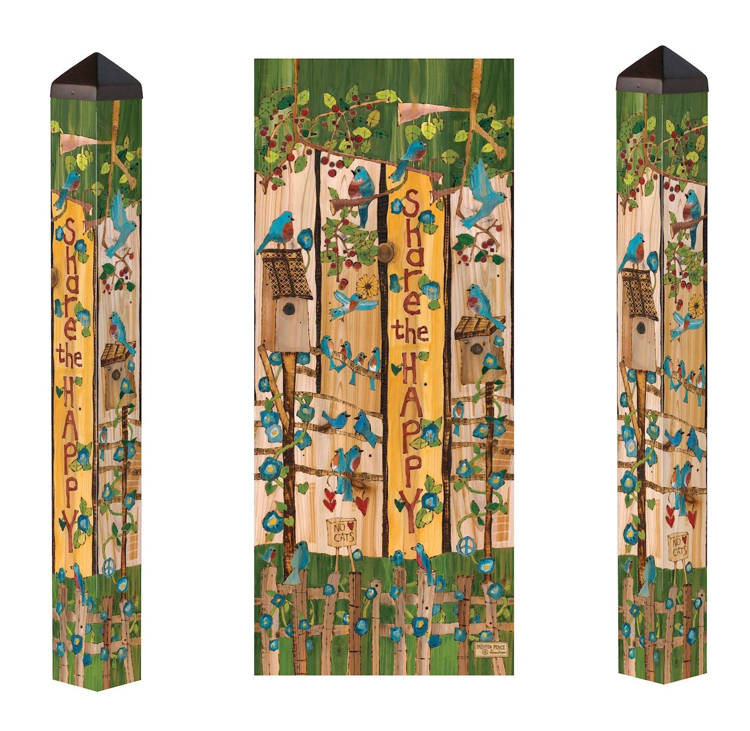 Share The Happy 40 Inch Art Pole