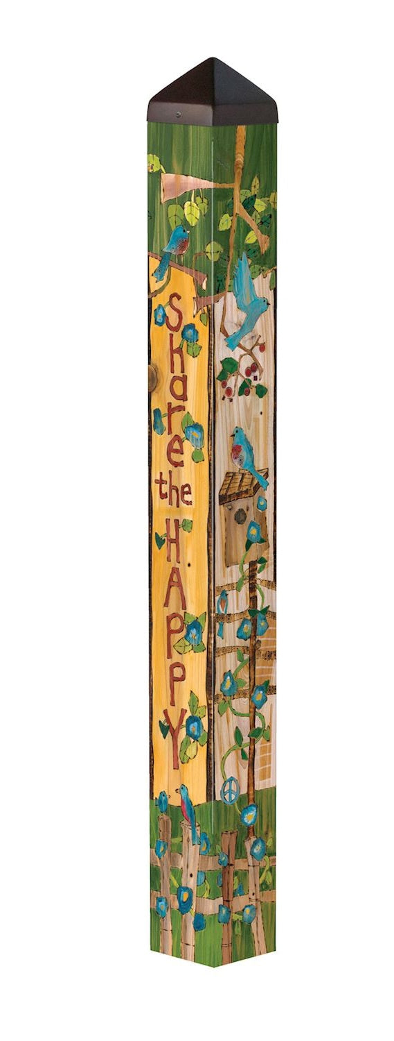 Share The Happy 40 Inch Art Pole
