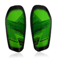 Aptos Soccer Shin Guard with Sleeve-Green/Black