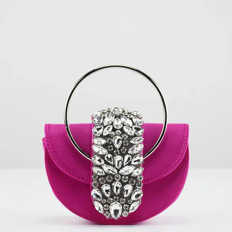 Shiny Rhinestone Clutch Purse.