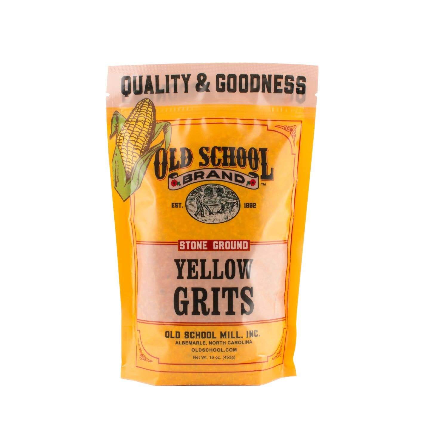 Old School Brand Stone Ground Yellow Grits