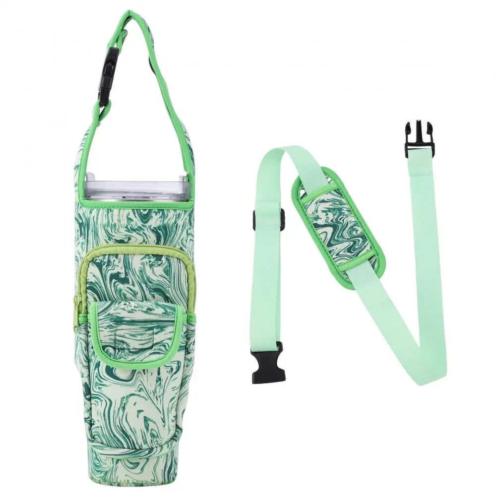 Shoulder Handheld Strap Water Bottle Holder.