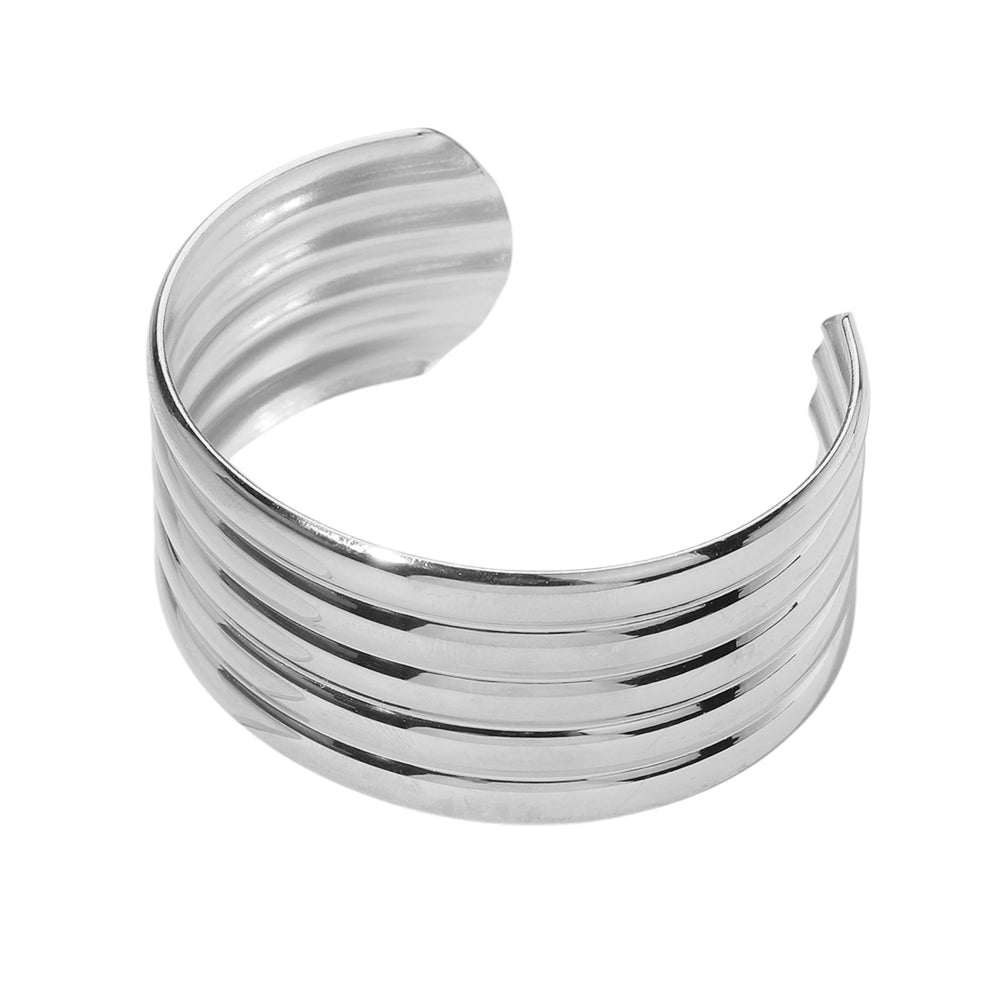 Stainless Steel Wide Cuff Bracelet