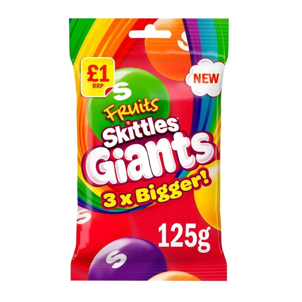 Skittles Giants Fruits (116g) (UK) 6-Pack