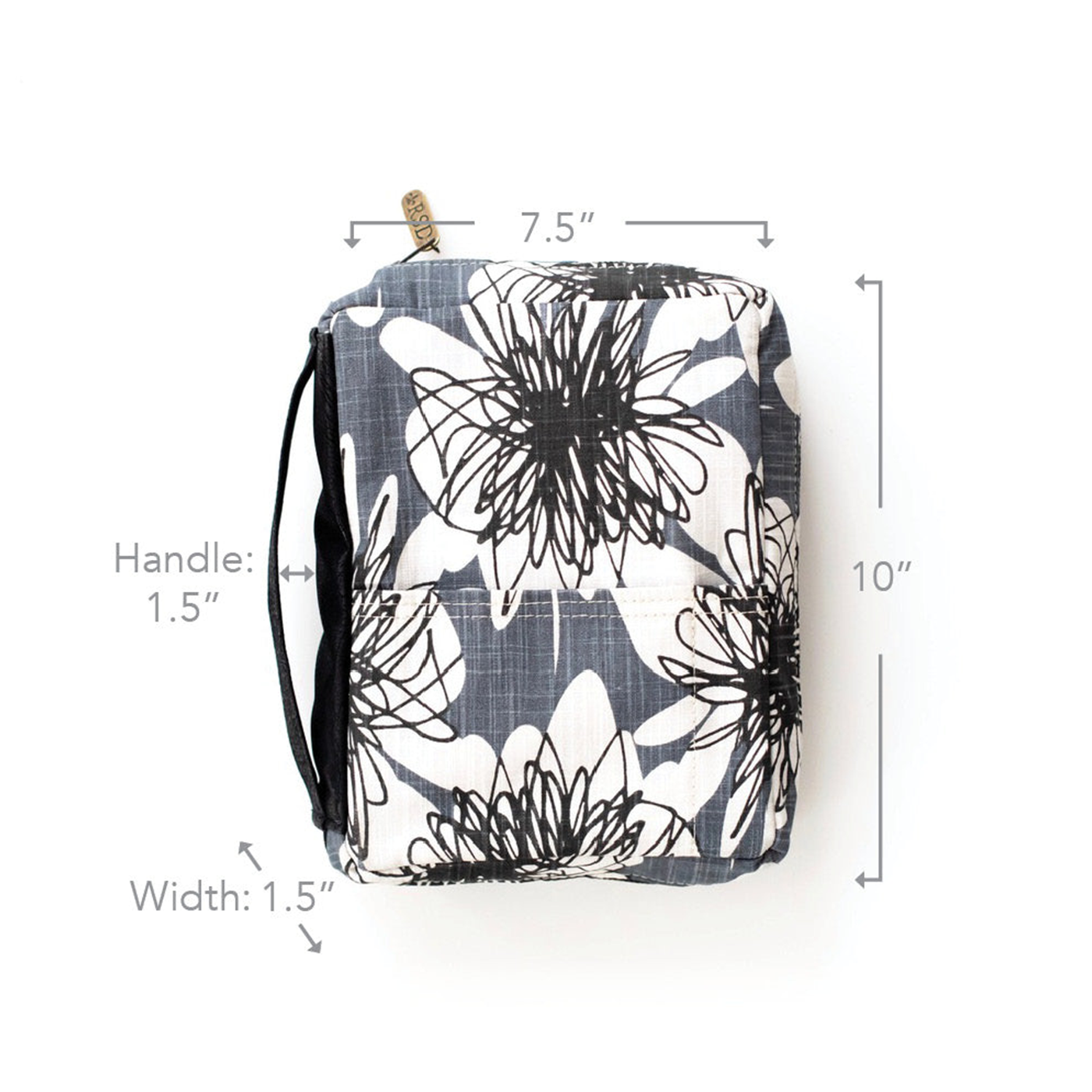 Slim Bible Cover: Indigo Feather