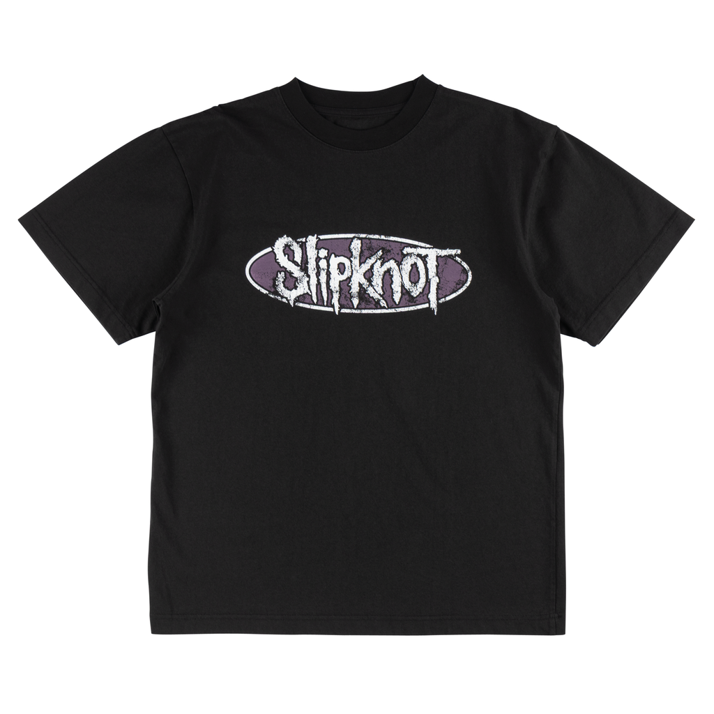Welcome x Slipknot Annihilation Boxy Garment-Dyed Tee - Black