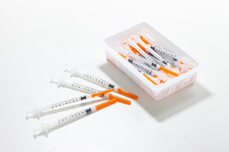 Sol-M™ Allergy Tray 1 mL 23G 1/2" w/ Attached Needle w/o Safety - 181023T