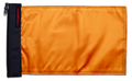 Solid Color Orange 12"x18" Forever Wave Flag for Jeep Wrangler LJ 2003-2006