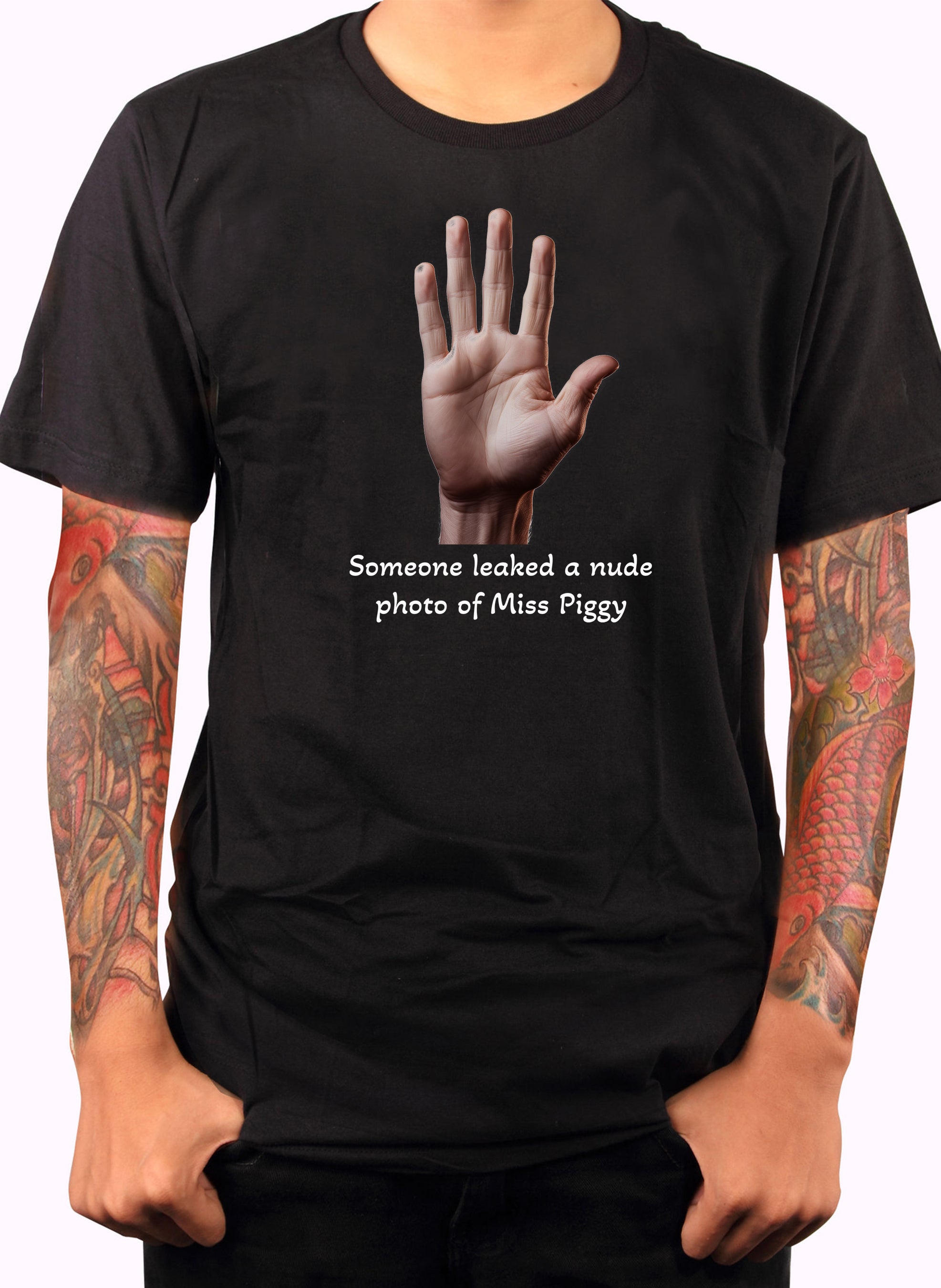 Someone leaked a nude photo of Miss Piggy T-Shirt