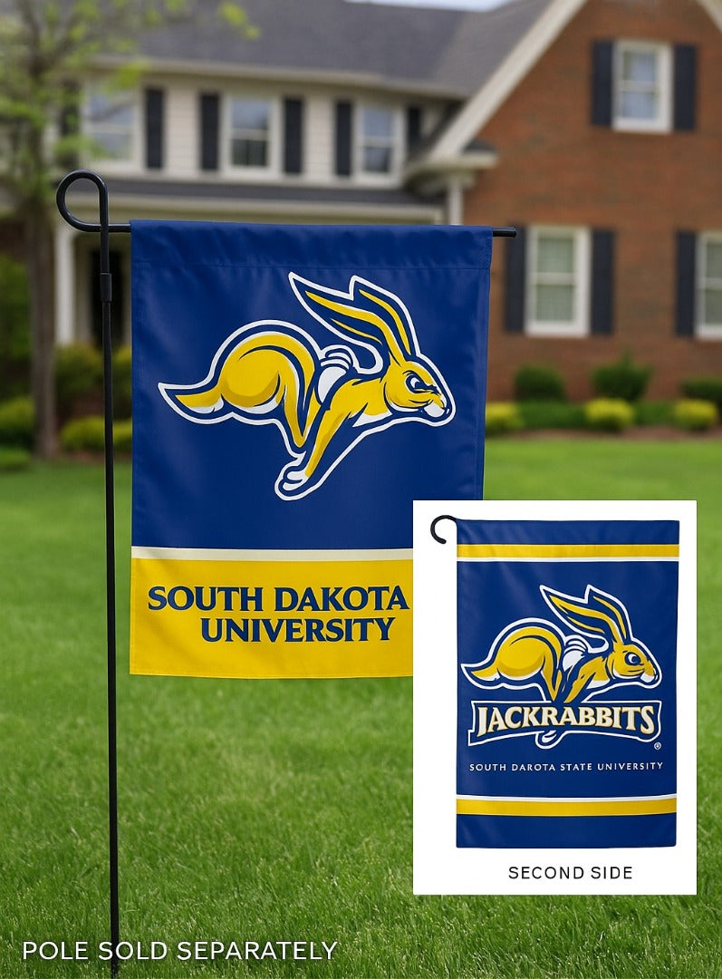 South Dakota State University Jackrabbits Garden Flag 2 Sided SDSU
