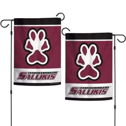 Southern Illinois Salukis Garden Flag 2 Sided Logo