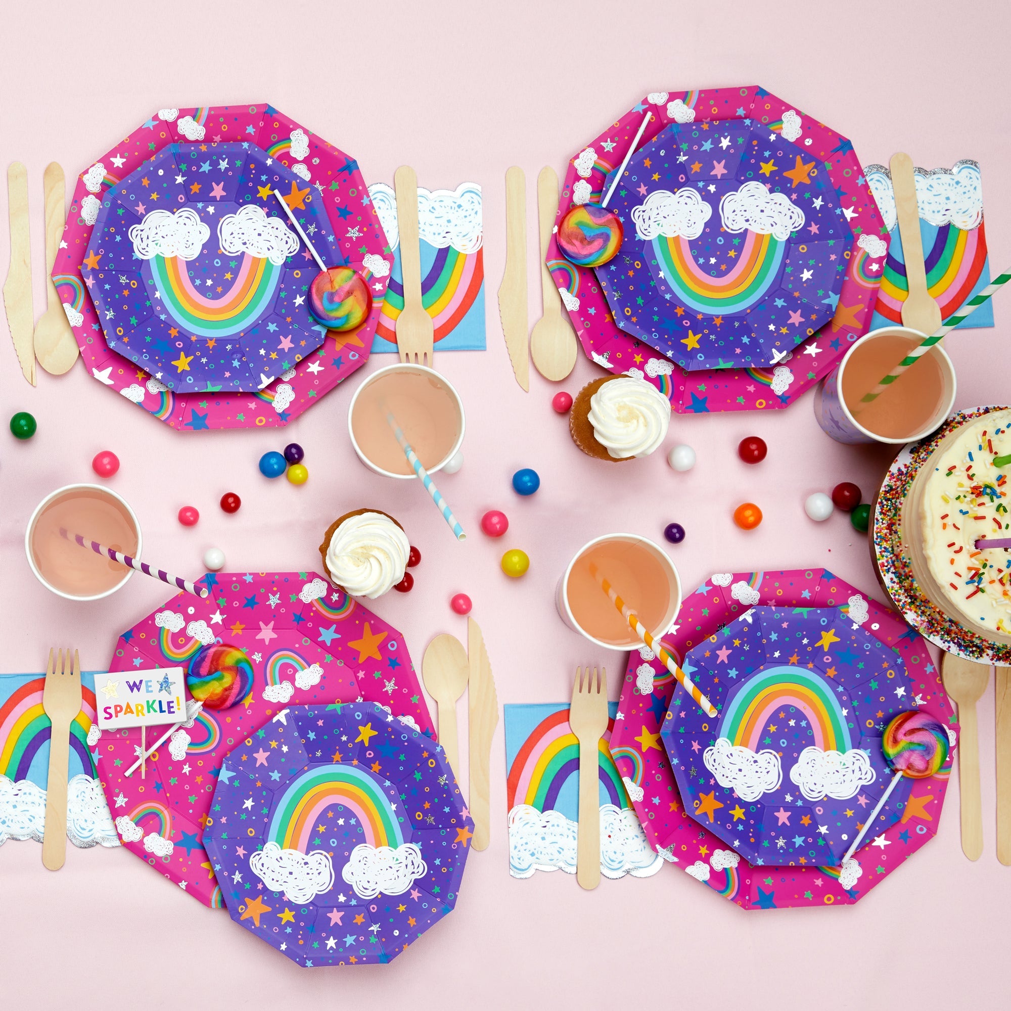 Coterie x Sparkella Rainbow Small Plates (10 per pack)