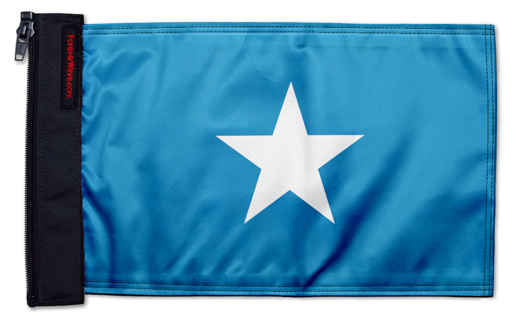 Bonnie Blue 12"x18" Forever Wave Flag for Jeep Wrangler YJ 1986-1995