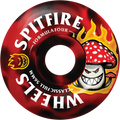 Spitfire Wheels F4 Classic Full Shroom Bighead 56mm 99a - Red/Black (Set of 4)