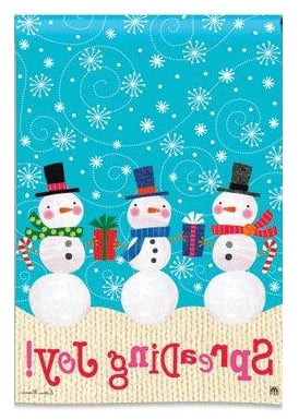 Spreading Joy Christmas Garden Flag