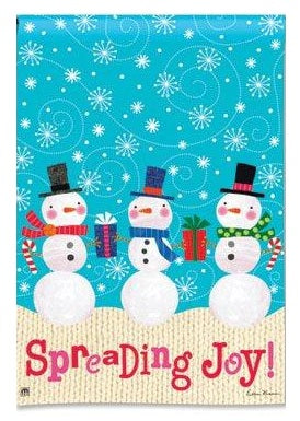 Spreading Joy Christmas Garden Flag