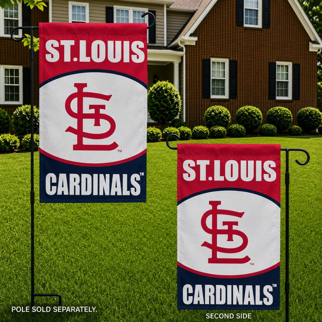 St Louis Cardinals 2 Sided Garden Flag