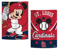 St Louis Cardinals Garden Flag 2 Sided Mickey Mouse