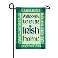 St Patrick's Our Irish Home Garden Flag 2 Sided