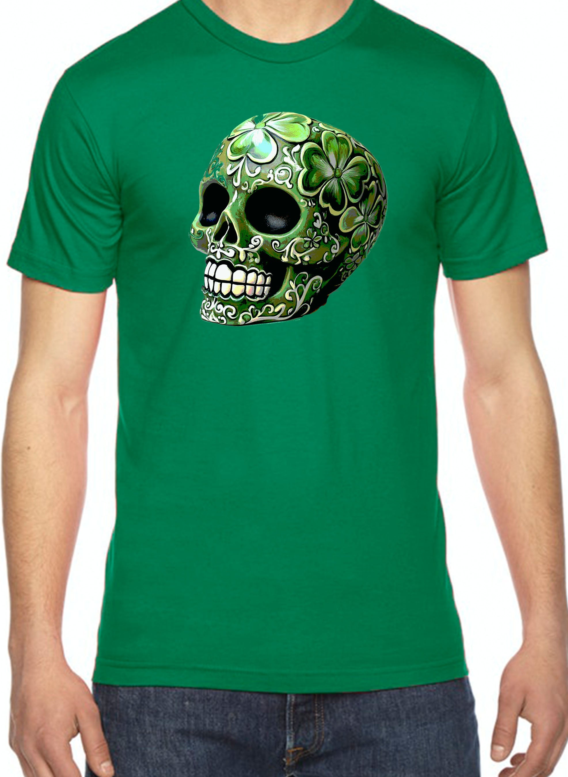 St. Pattys Day Sugar Skull T-Shirt