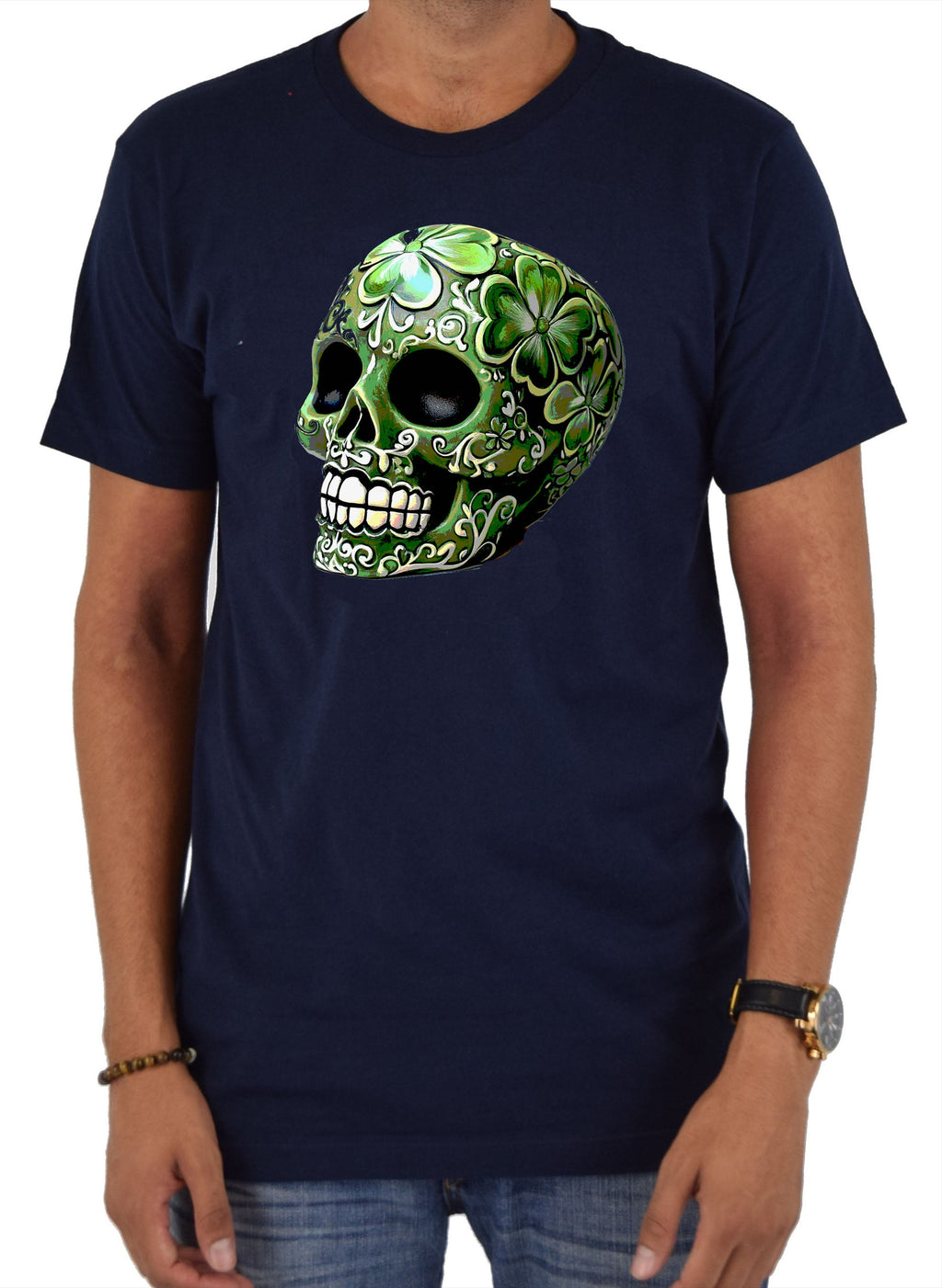 St. Pattys Day Sugar Skull T-Shirt