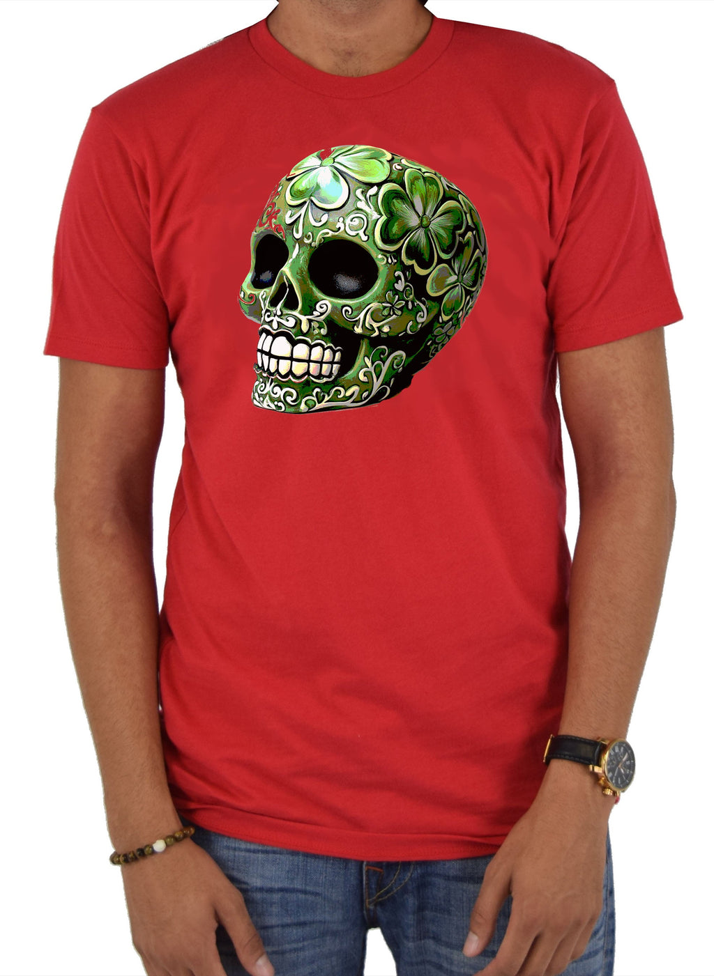 St. Pattys Day Sugar Skull T-Shirt