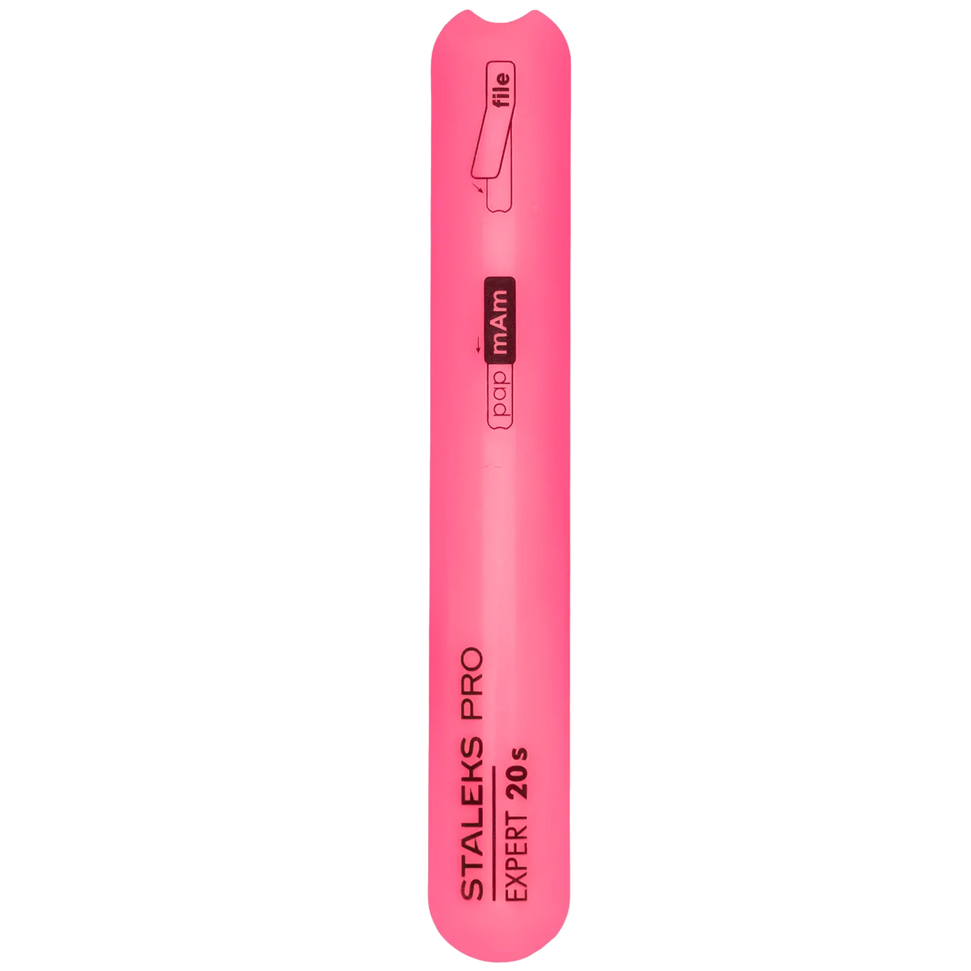 BEVELED STRAIGHT PLASTIC NAIL FILE (BASE)SMALL, SPBE-20s- STALEKS™