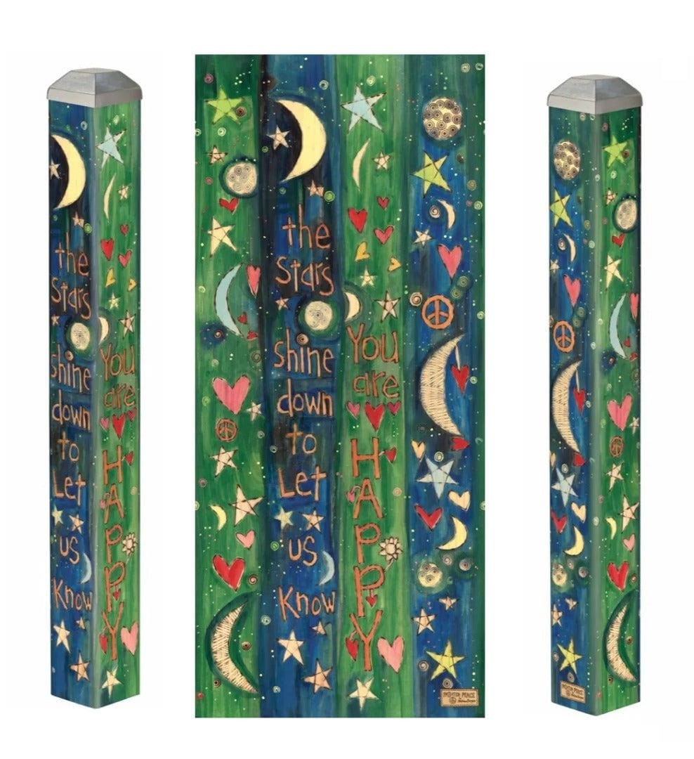 Stars Shine Down Art Pole 16 Inches Tall Mini
