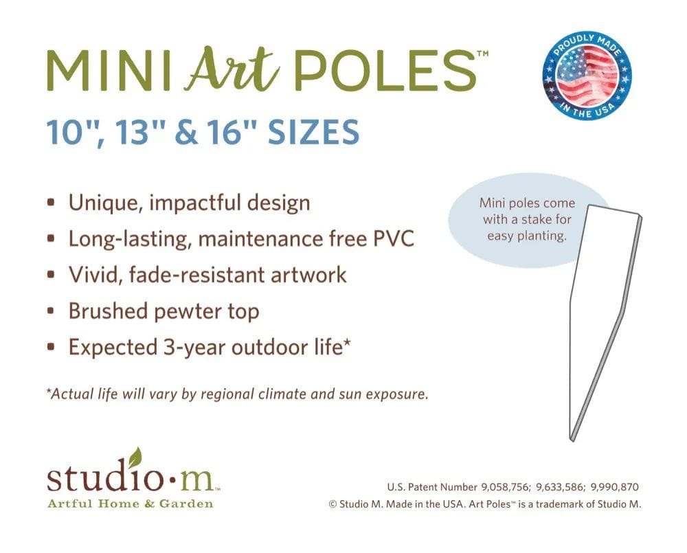 Stars Shine Down Art Pole 16 Inches Tall Mini