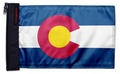 State Flag Colorado 12"x18" Forever Wave Flag for Jeep Wrangler LJ 2003-2006