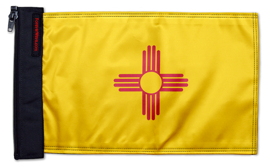 State Flag New Mexico 12"x18" Forever Wave Flag