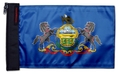 State Flag Pennsylvania 12"x18" Forever Wave Flag for Jeep Wrangler CJ-7 and CJ-8 1976-1986