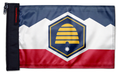 State Flag Utah 12"x18" Forever Wave Flag for Jeep Wrangler TJ 1996-2006