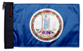 State Flag Virginia 12"x18" Forever Wave Flag for Jeep Wrangler JK 2-Door 2007-2018