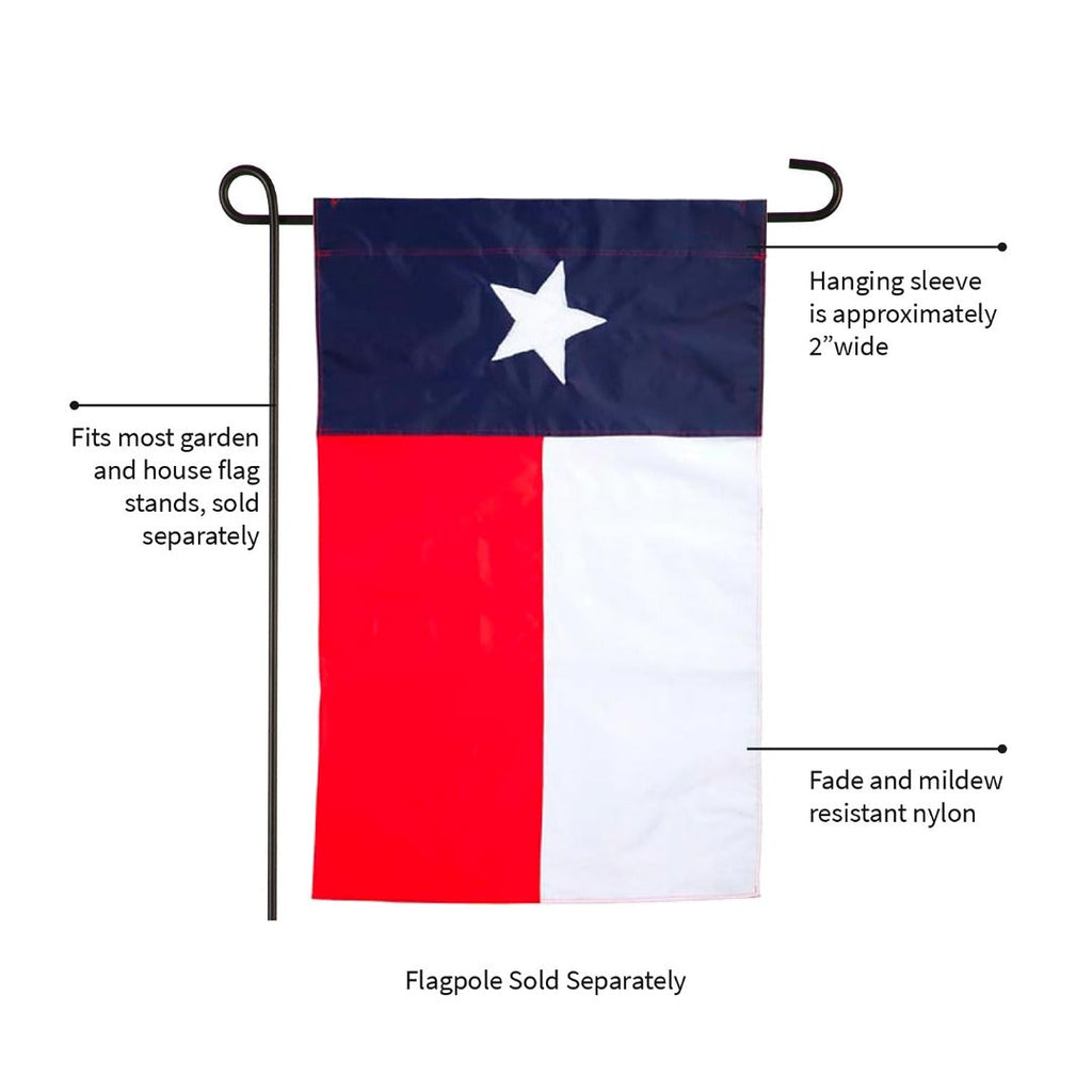 State of Texas 2 Sided Garden Flag