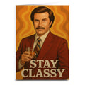 Stay Classy Greeting Card