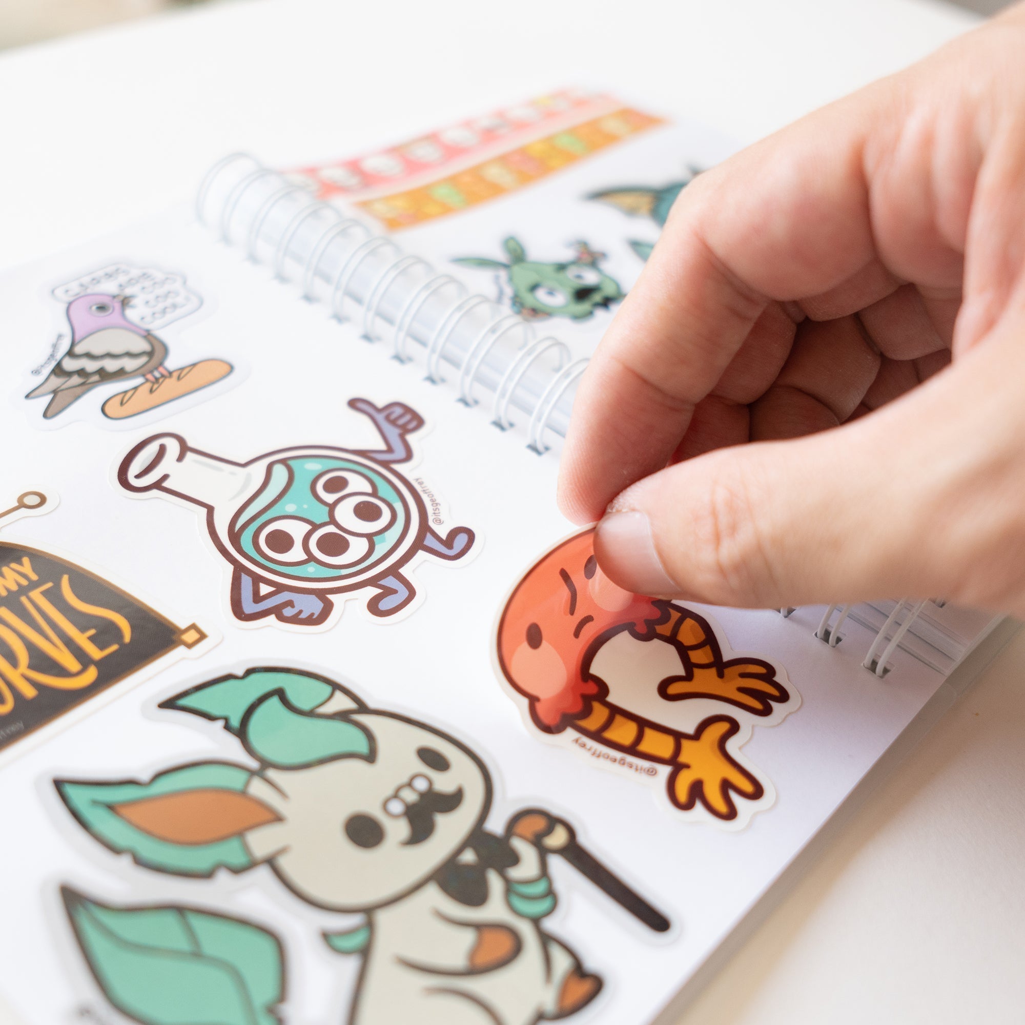 LG Cherry 'Possum Reusable Sticker Book
