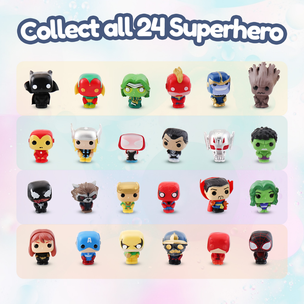 EvolutionUSA 1pc Epic Superhero Bath Bombs for Kids