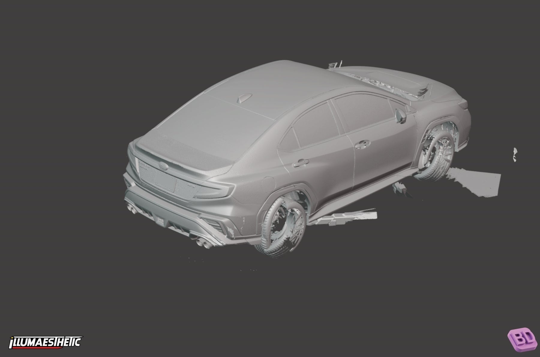 Subaru WRX (VB) 3D Scan (2022+)
