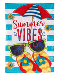 Summer Vibes Only Garden Flag 2 Sided
