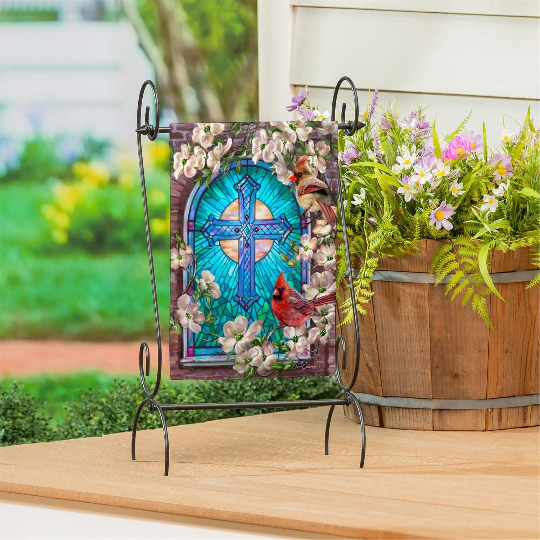 Sunday Morning 2 Sided Easter Garden Flag