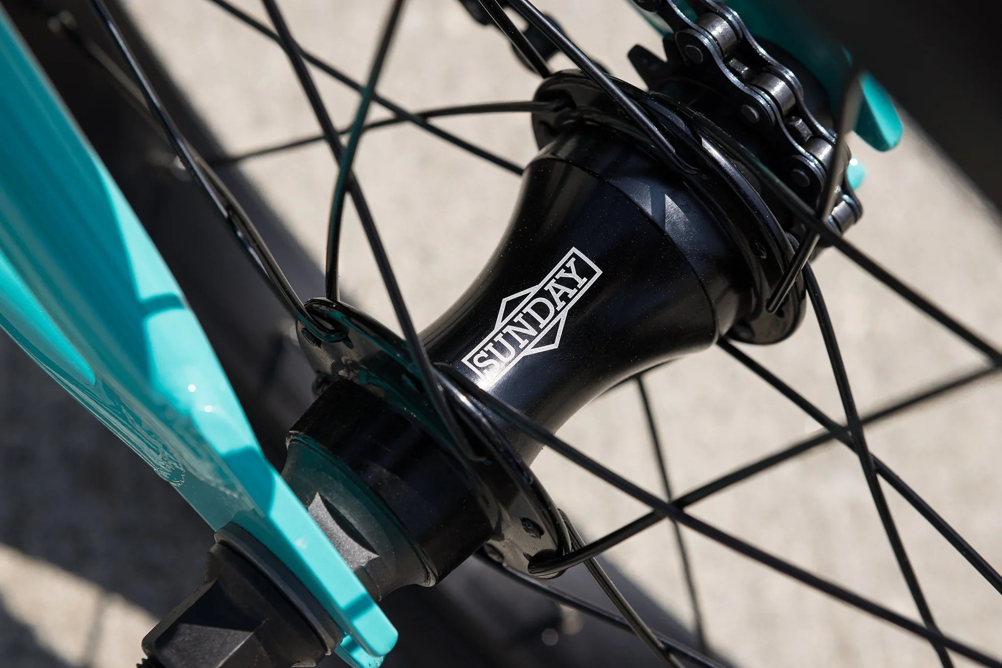 Sunday Primer 16″ Complete BMX Bike - Gloss Turquoise