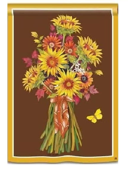 Sunflower Bouquet Garden Flag Fall