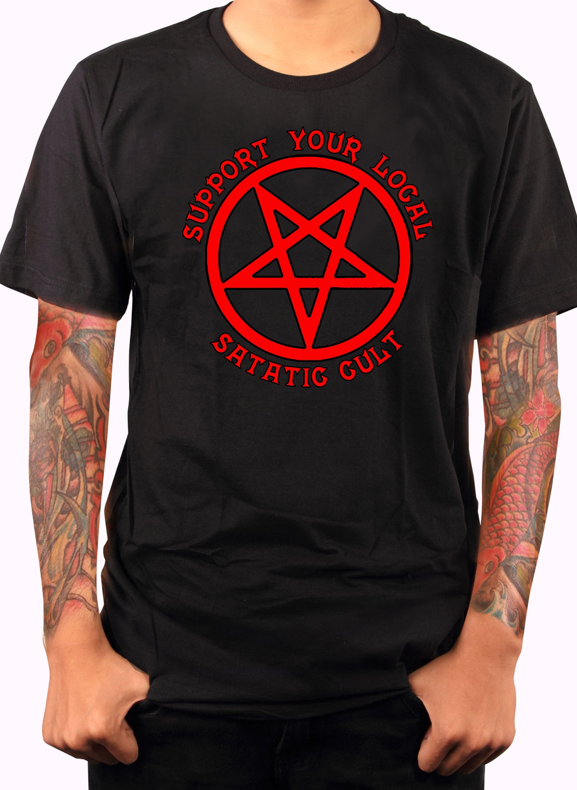 Support Your Local Satanic Cult T-Shirt