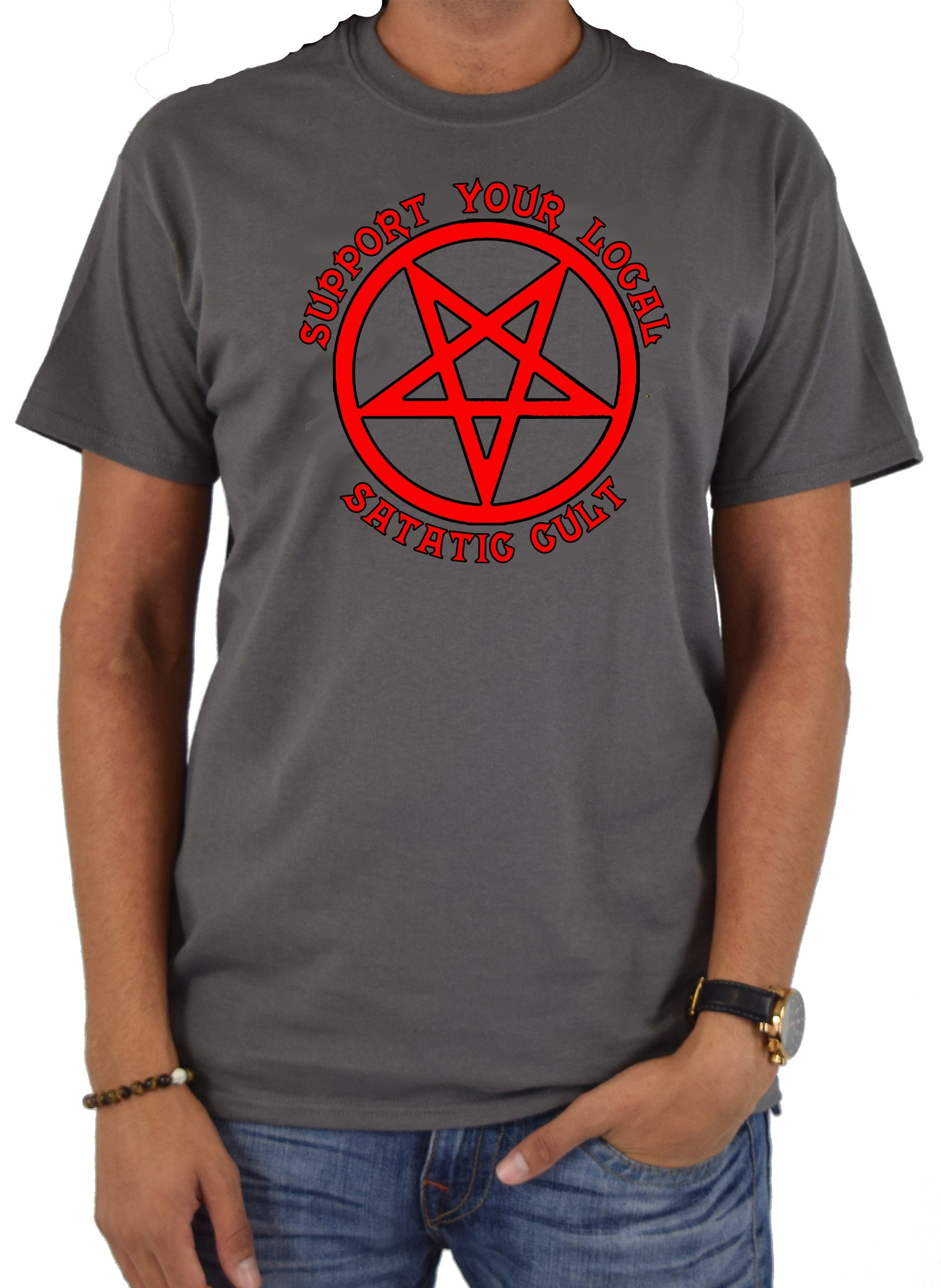 Support Your Local Satanic Cult T-Shirt