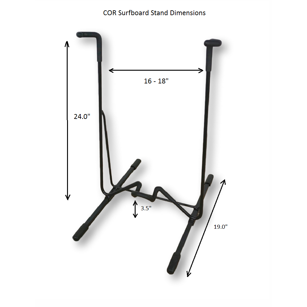 Freestanding Surfboard Floor Stand
