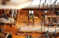 HMS Victory Midsize With Display Case Front Open